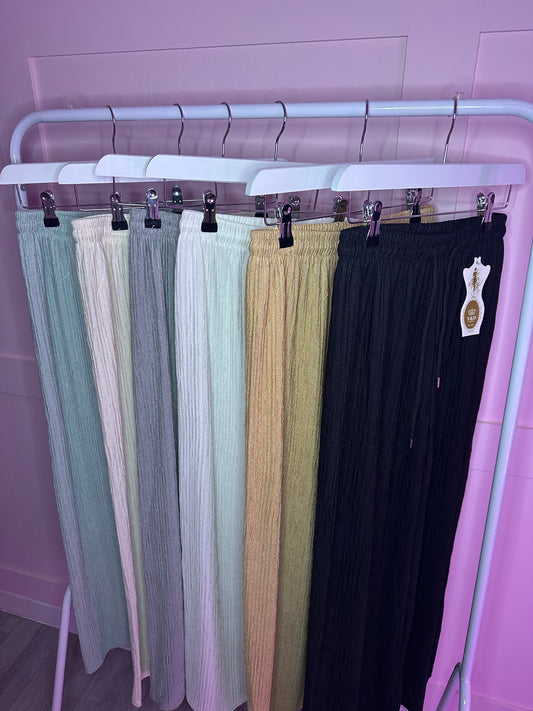 CRINKLE PANTS