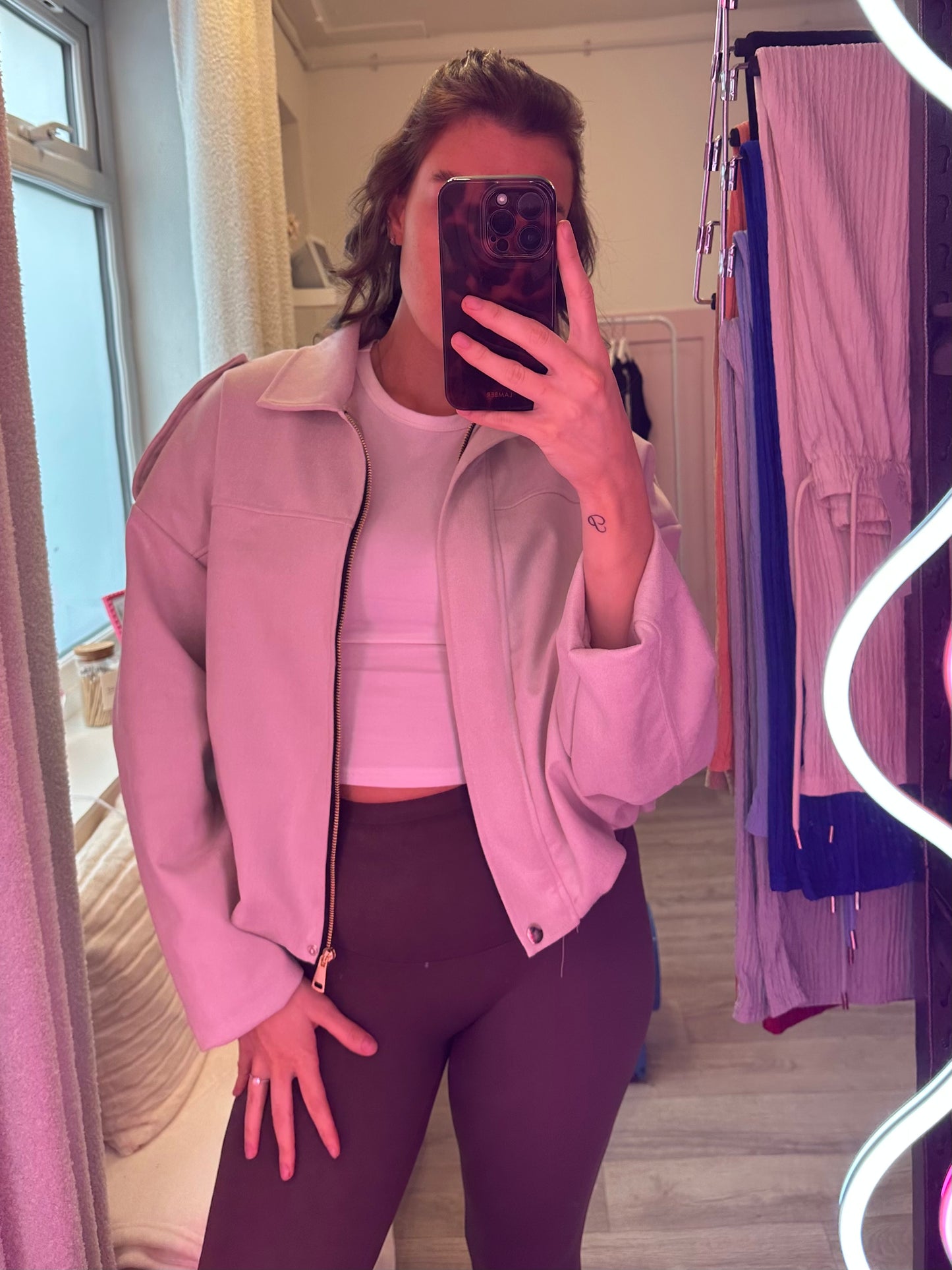 SUEDE BOMBER JACKET