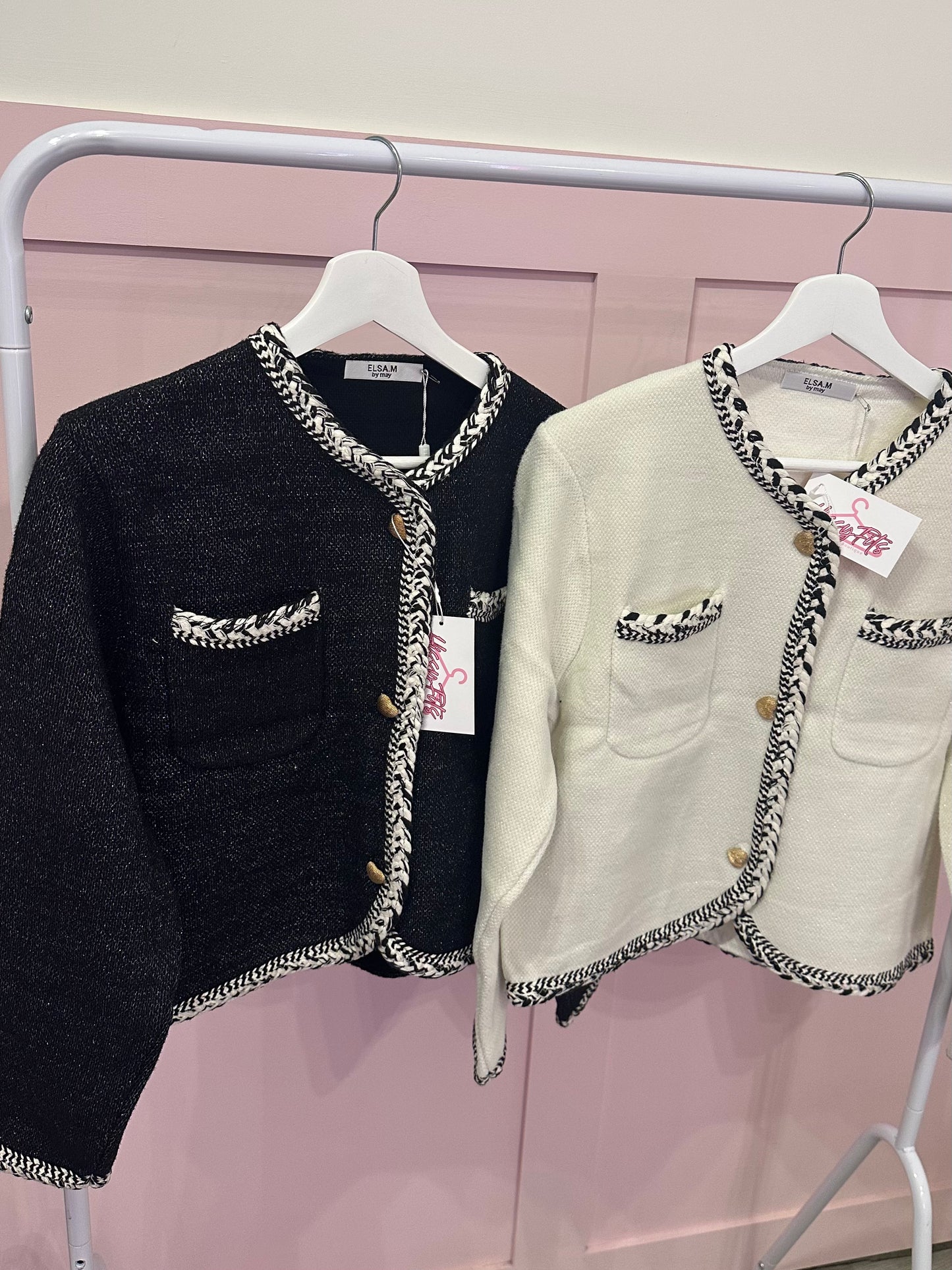 SPARKLE TWEED CARDIGAN
